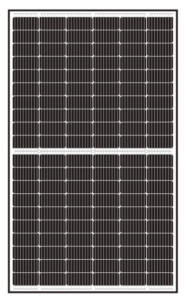 ZnShine Solarmodul ZXM6-NHLDD120-375/M Glas-Glas Mono Bifacial 375W  Schwarzer Rahmen