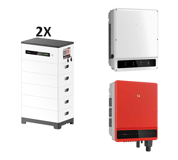 GOODWE Solarspeicher 2X LYNX HOME F+ 16.4-H+GW29.9K-ET PLUS+GW60KS-MT HV-SPEICHERSYSTEM + 60 KW PV, 32,8 KWH NUTZBAR