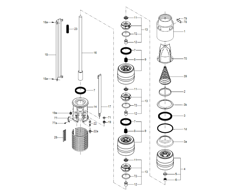 GRUNDFOS Unterwasserpumpe SP 160-5 Nr. 20024305