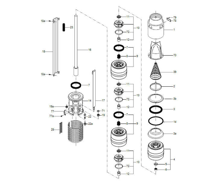 GRUNDFOS Unterwasserpumpe SP 160-5 Nr. 20024305