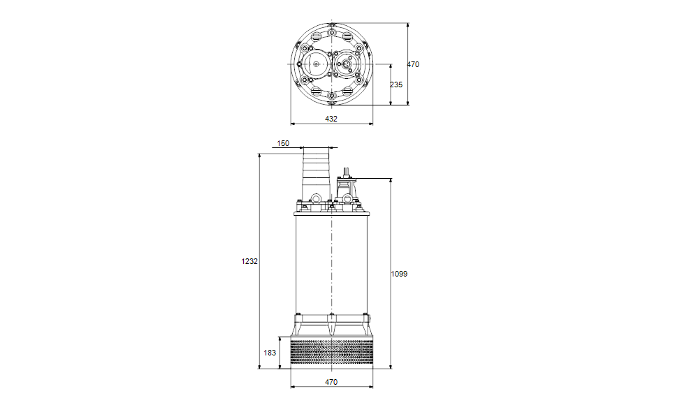 GRUNDFOS Tauchmotorpumpe DWK.E.10.150.220.5.1D.R Nr. 96922748