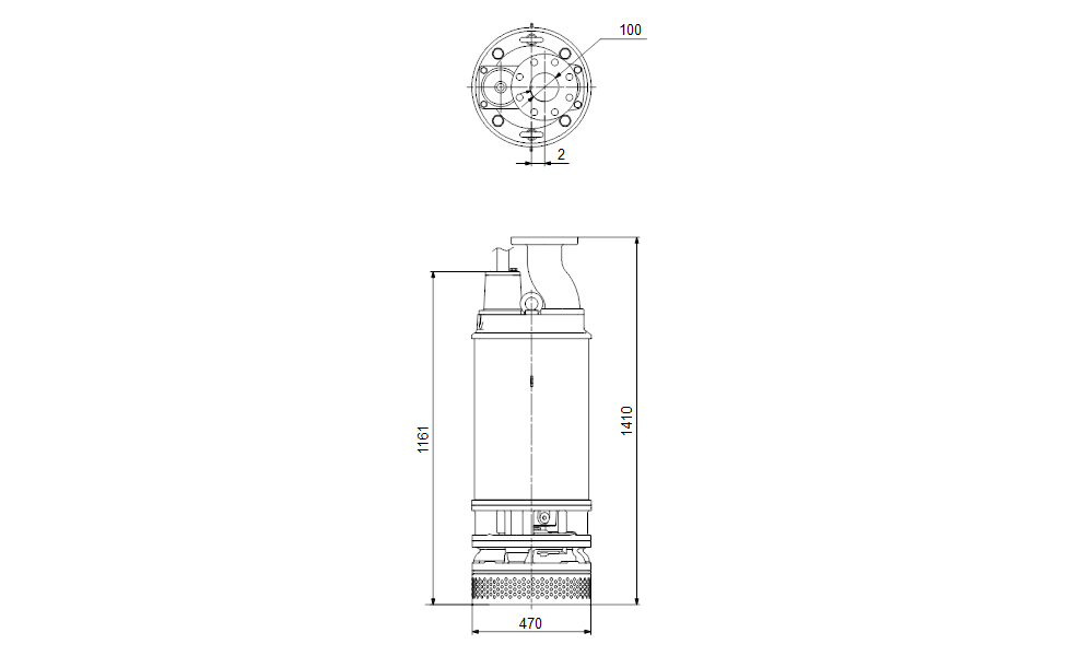 GRUNDFOS Tauchmotorpumpe DWK.H.7.100.220.5.1D Nr. 99387154 