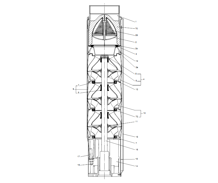 GRUNDFOS Unterwasserpumpe SP 160-5 Nr. 20024305