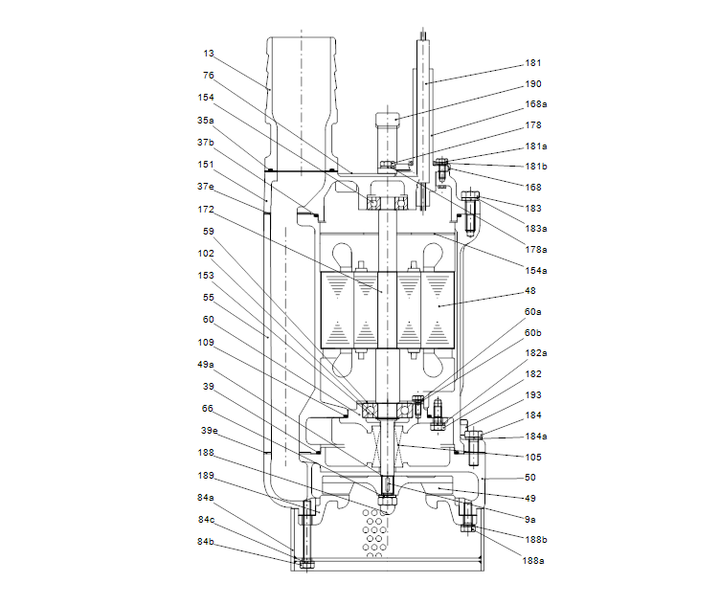 GRUNDFOS Tauchmotorpumpe DWK.O.6.80.22.5.0D.R Nr. 96922727 