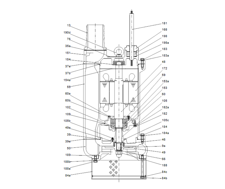 GRUNDFOS Tauchmotorpumpe DWK.O.13.100.75.5.0D.R Nr. 96922737