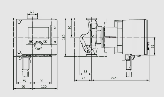 WILO Heizungspumpe Stratos MAXO-D 30/0,5-10 PN 10 180mm - Art. 2186223 –  Solarics GmbH