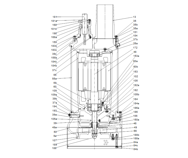 GRUNDFOS Tauchmotorpumpe DWK.E.10.150.300.5.1D.R Nr. 96922749