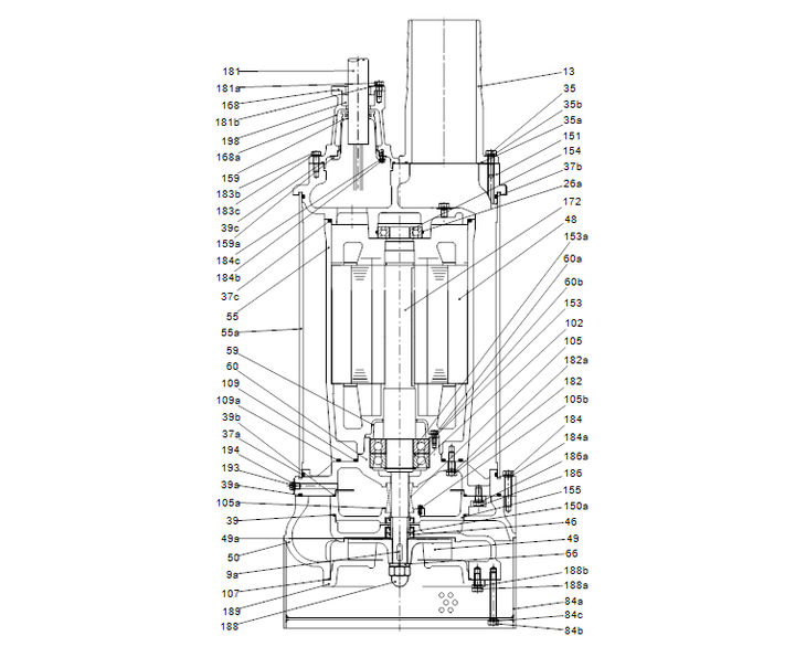 GRUNDFOS Tauchmotorpumpe DWK.E.10.150.300.5.1D.R Nr. 96922749