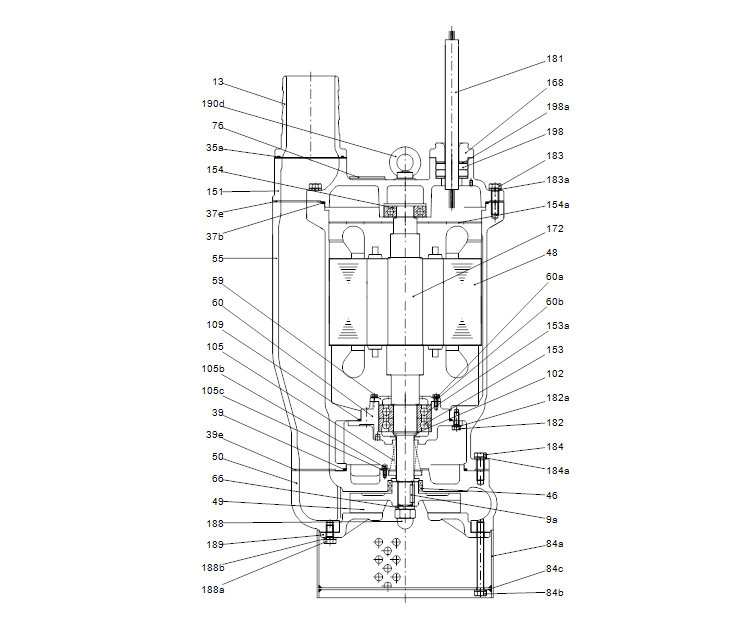 GRUNDFOS Tauchmotorpumpe DWK.O.13.100.150.5.1D.R Nr. 96926090