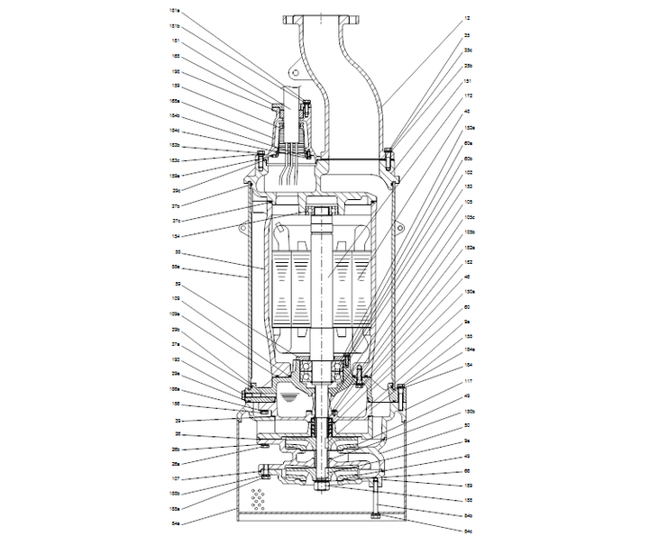 GRUNDFOS Tauchmotorpumpe DWK.H.7.100.220.5.1D Nr. 99387154 