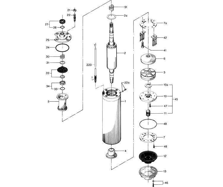 GRUNDFOS Unterwasserpumpe SP 95-6 Nr. 19001906