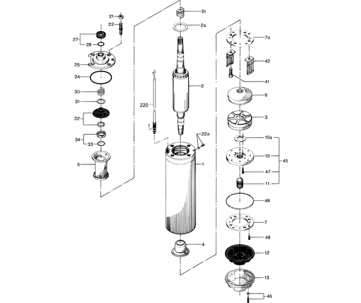 GRUNDFOS Unterwasserpumpe SP 95-6 Nr. 19001906