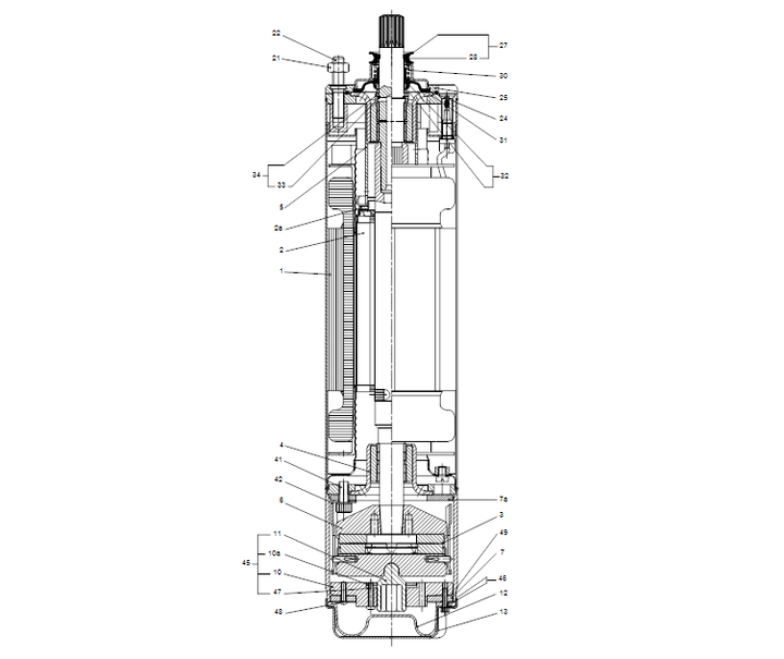 GRUNDFOS Unterwasserpumpe SP 95-6 Nr. 19001906