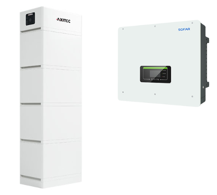 Axitec + SOFAR Solarspeicher AXIstorage Li SV2 16.9 + HYD 10KTL-3PH Hybrid-WR