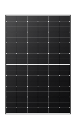 Solarics_LONGI Solarmodul HI-MO 6 SCIENTIST LR5-54HTH-445W EVO2, RAHMEN SCHWARZ, FRONT WEISS