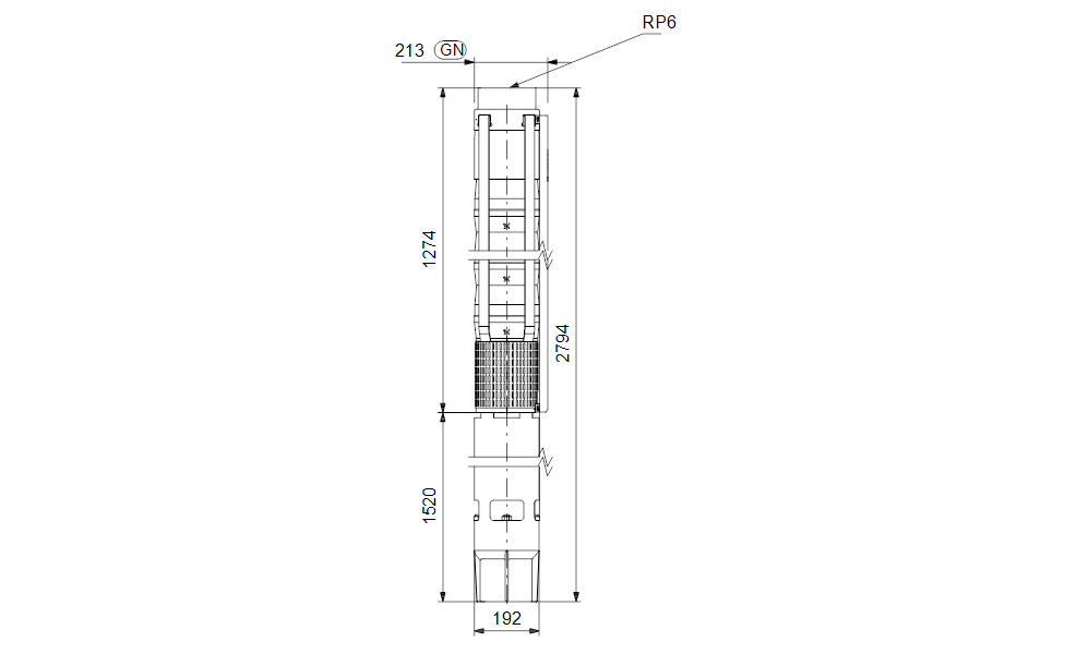 GRUNDFOS Unterwasserpumpe SP 160-5 Nr. 20024305