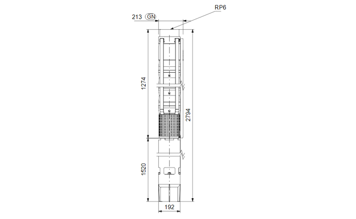 GRUNDFOS Unterwasserpumpe SP 160-5 Nr. 20024305