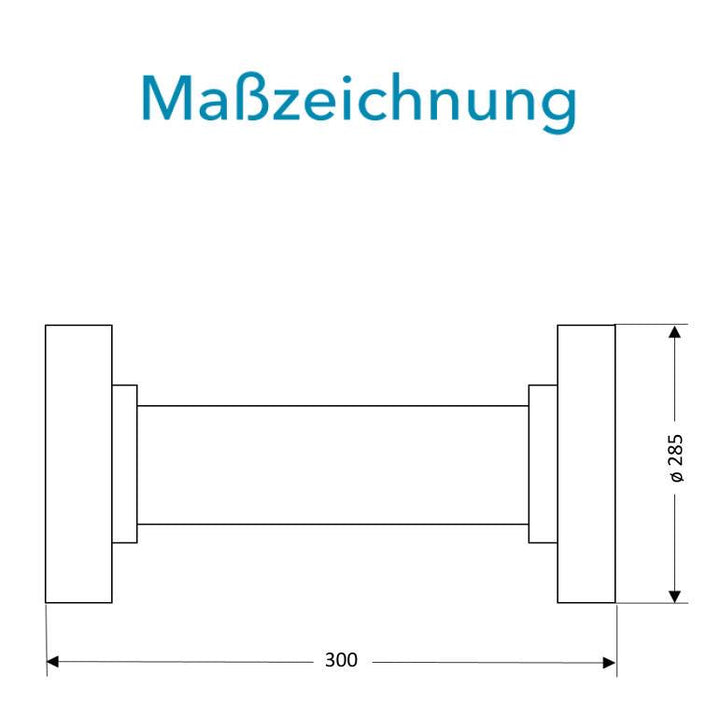 Sensus Kombinierter WMZ/WZ Flanschrohr (FF-Stück) DN150 L:300 FL PN16