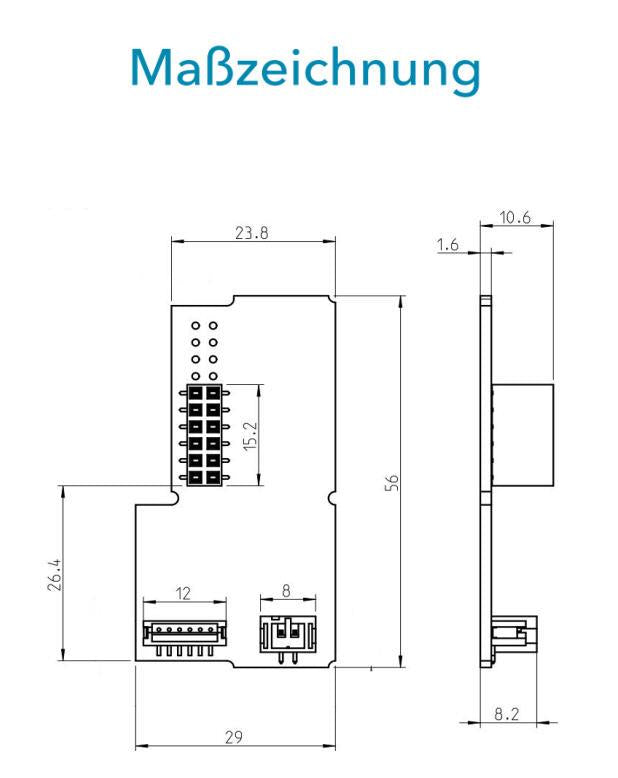 Sensus Kommunikation WMZ Datenkommunikationsmodul M-Bus für PolluStat