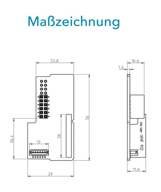 Sensus Kommunikation WMZ Datenkommunikationsmodul wM-Bus 868 MHz für PolluStat