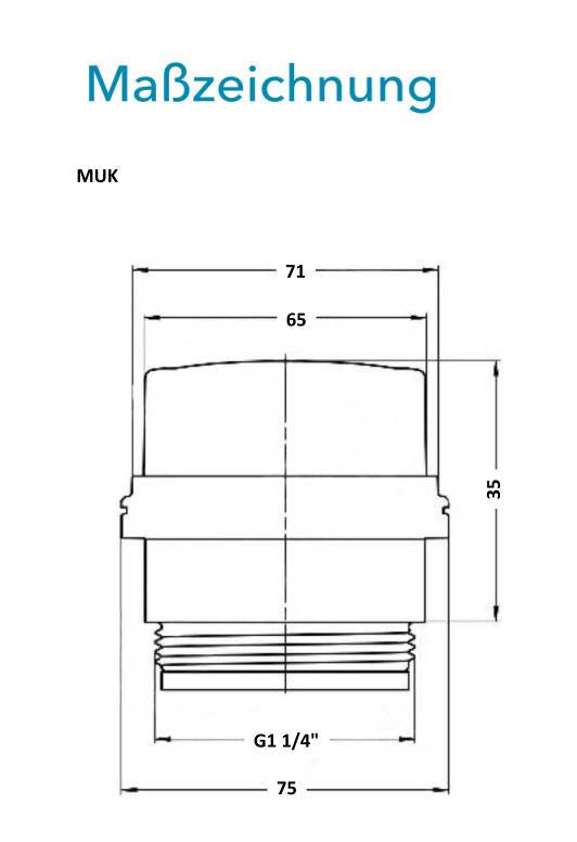 Sensus Wohnungswasserzähler WWZ MK DomoMUK R RS Q3_2,5 W MUK 2 1/4" PN16 T90 wMBus