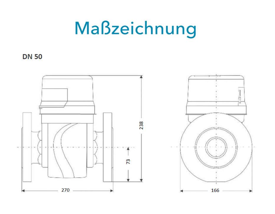 Sensus Wasserzähler US-GWZ Cordonel Q3-100 DN100 L:250 FL PN16 Funk 868 MHz