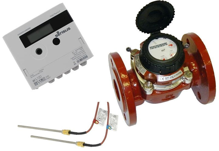 Sensus Kombinierter WMZ PoThF-Set WPD FSL130 qp 40 B DN80 L:300 H/FL PN16 150/6,0 wM-Bus