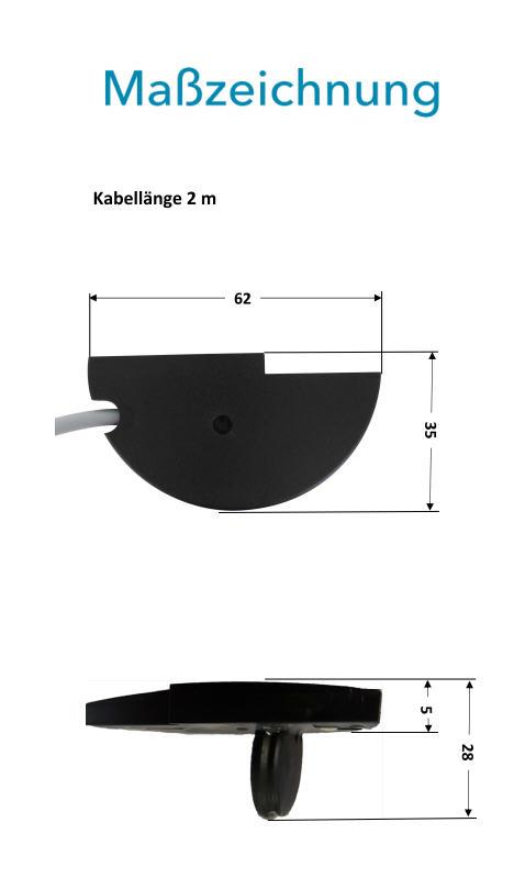 Sensus Wohnungswasserzähler WWZ Kommunikationsmodul Domo P L:2,0m IP68 10L/Impuls