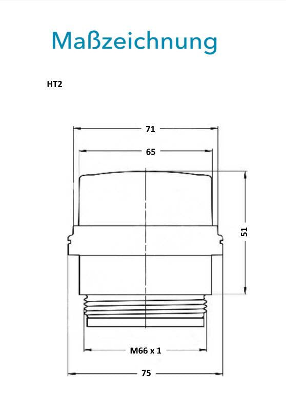 Sensus Wohnungswasserzähler WWZ MK DomoMUK R RB Q3_2,5 W HT2 M66x1 PN16 T90 wMBus