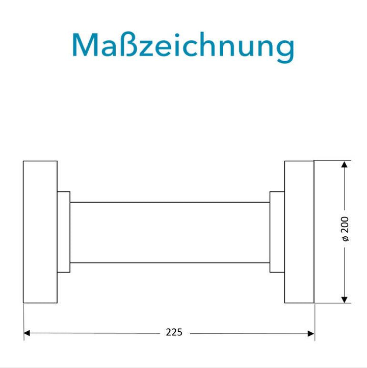 Sensus Kombinierter WMZ/WZ Flanschrohr (FF-Stück) DN80 L:225 FL PN16