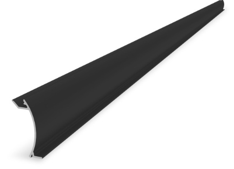 K2 Systems Montagesysteme InsertionRail 2.0 Cover 30; 2.85 m Black