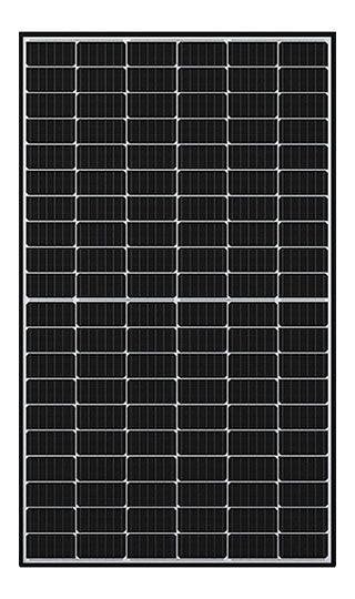 Solarics_LUXOR SOLAR Angebote ECO LINE HALF-CELLS M120/370W EVO2, RAHMEN SCHWARZ, FRONT WEISS