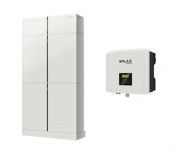 Solarics_SOLAX POWER Art-Nr. 0155049 T-BAT H 6.0 + X1-HYBRID 5.0-D G4.1 HV-SPEICHERSYSTEM, 5,5 KWH NUTZBAR, 1-PHASIG