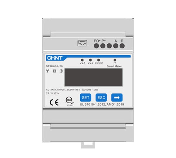 Solarics_SUNGROW Wechselrichter 3-PHASE METER DTSU666-20 3-PHASIGER ENERGIEZÄHLER