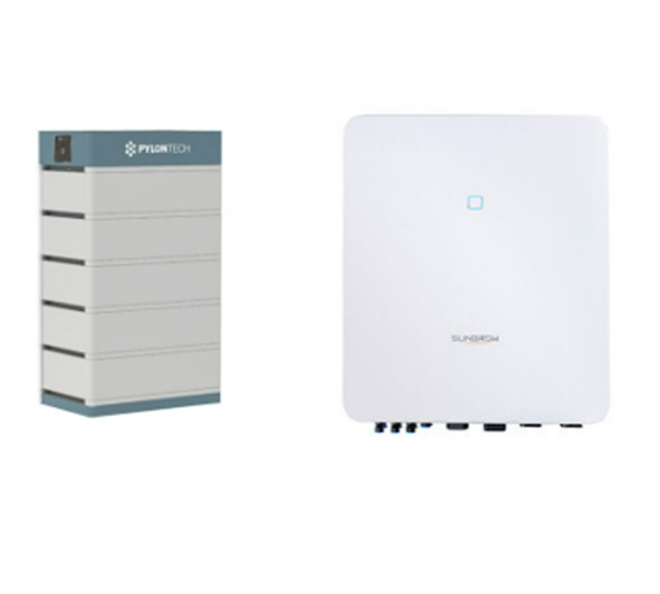 Solarics_PYLONTECH + SUNGROW Solarspeicher PYLONTECH FORCE H1 16.9 + SUNGROW SH10.0RT-V112 HV-SPEICHERSYSTEM, 16,9 KWH NUTZBAR, 3-PHASIG