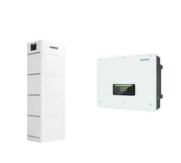 Solarics_AXITEC + SOFAR Solarspeicher AXISTORAGE LI SV2 13.5 + HYD 10KTL-3PH HYBRID-WR HV-SPEICHERSYSTEM, 13,5 KWH NUTZBAR, 3-PHASIG