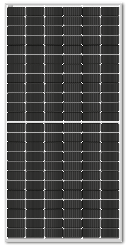 DMEGC Solarmodul DM445M6-72HSW Mono Half Cut 455W Silberner Rahmen 35mm