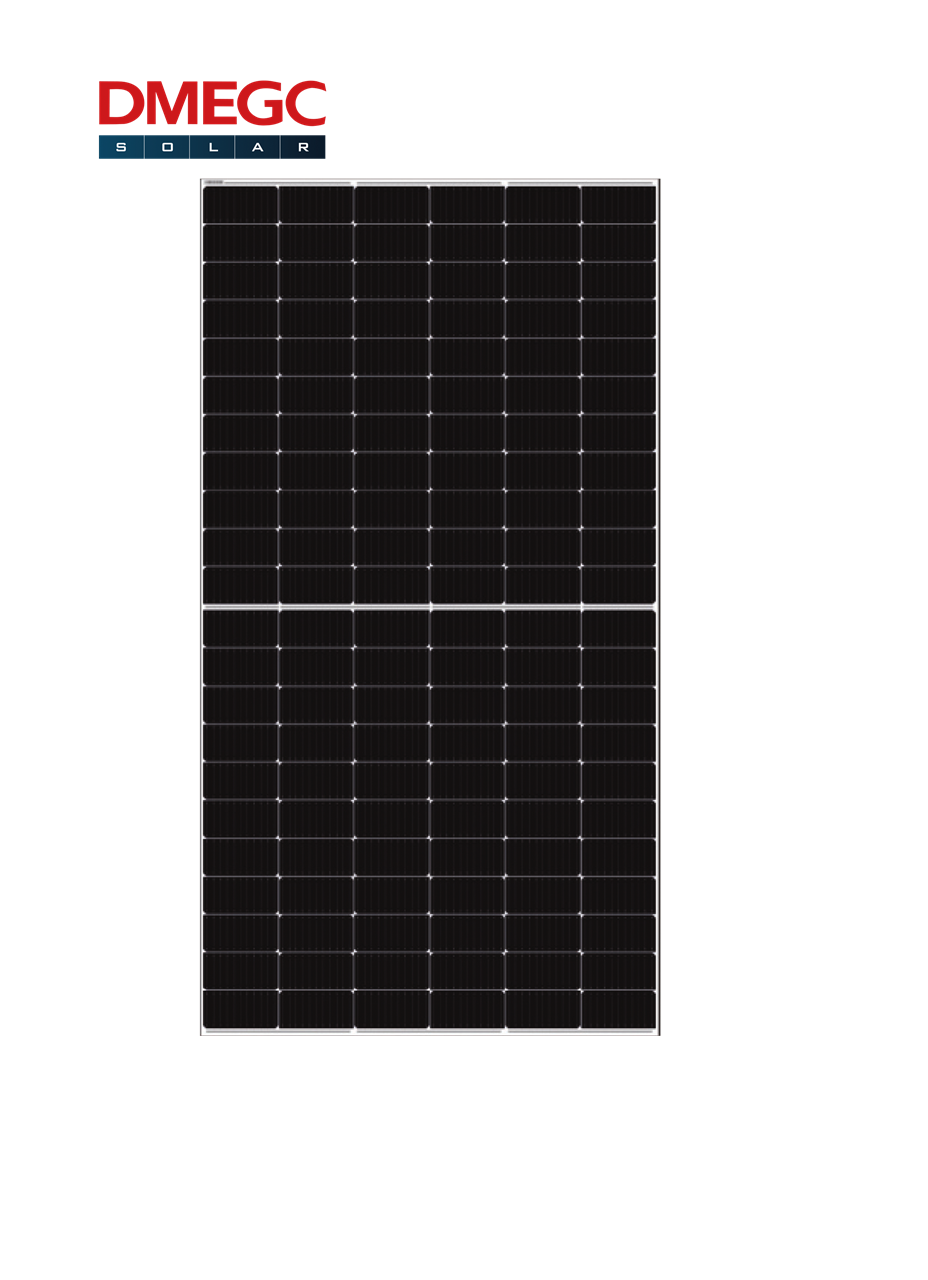 DMEGC Solarmodul DM500M10-66HSW/-V Mono Halbzelle 500W Silberner Rahmen