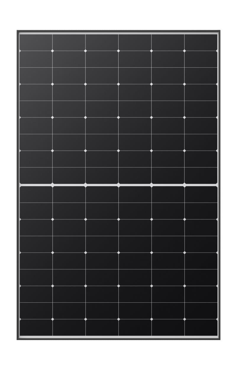 LONGi Solarmodul LR5-54HTH-410M BF Mono 410W Schwarzer Rahmen