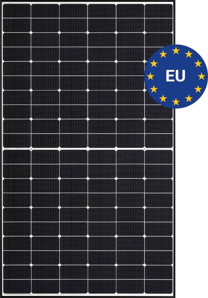 Meyer Burger Solarmodul Mono n-Si 385 Schwarz Weiß Half Cut