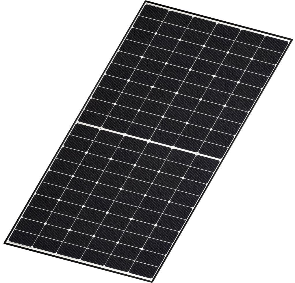 Meyer Burger Solarmodul Mono n-Si 385 Schwarz Weiß Half Cut