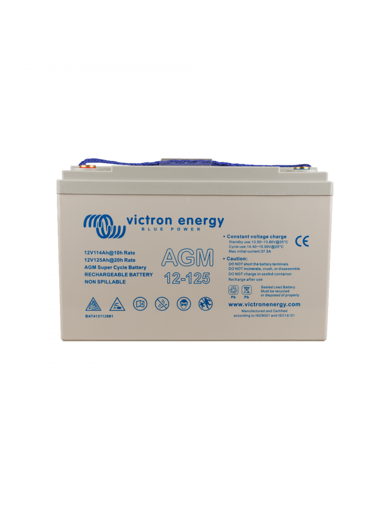 Victron Energy Batterie AGM Super Cycle M8 12 V/125 Ah