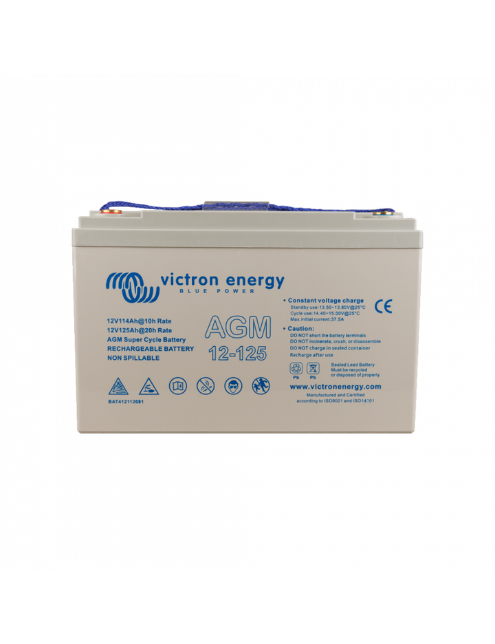 Victron Energy Batterie AGM Super Cycle M8 12 V/125 Ah