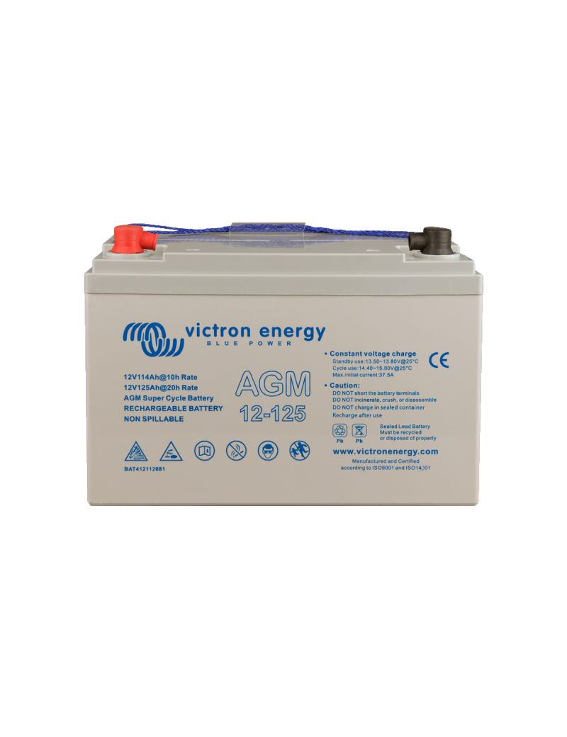 Victron Energy Batterie AGM Super Cycle M8 12 V/125 Ah