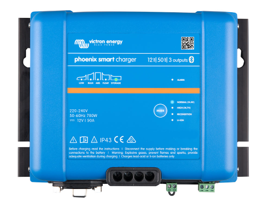 Victron Energy Ladegerät Phoenix Smart IP43  12/50(3) 120-240V